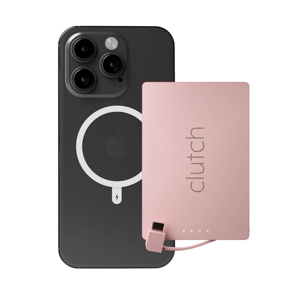 Clutch portable charger, USB-C